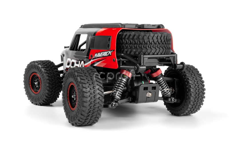 RC auto Maverick Doha 1/20 4WD Electric Truck, červená