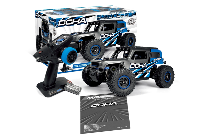 RC auto Maverick Doha 1/20 4WD Electric Truck, modrá