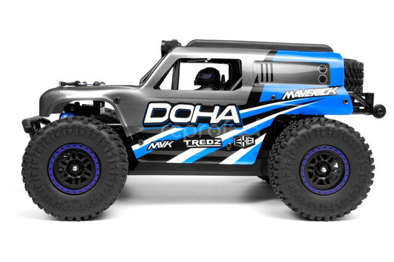 RC auto Maverick Doha 1/20 4WD Electric Truck, modrá