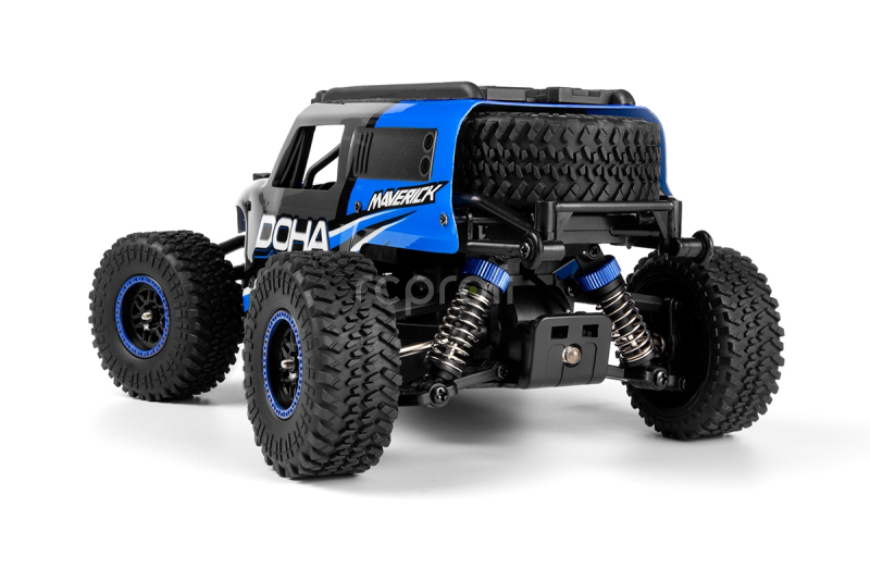 RC auto Maverick Doha 1/20 4WD Electric Truck, modrá
