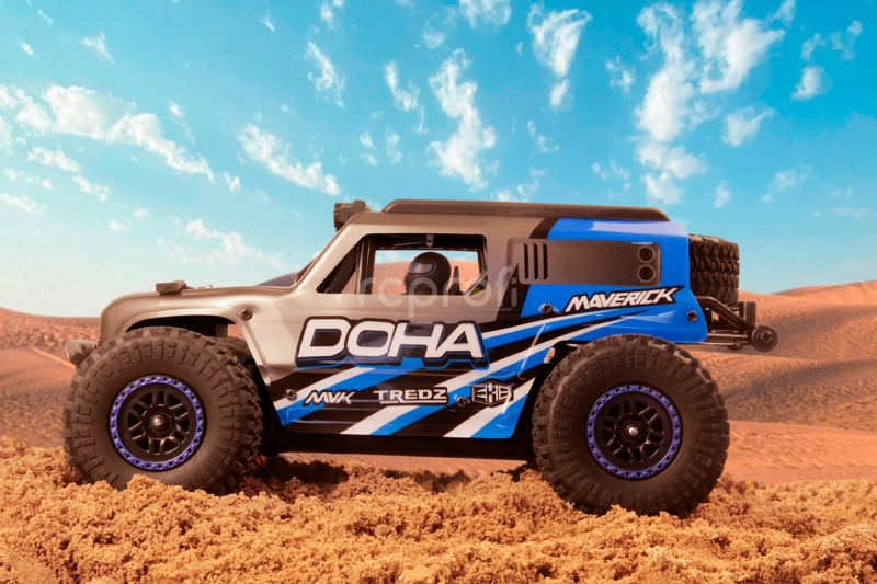 RC auto Maverick Doha 1/20 4WD Electric Truck, modrá