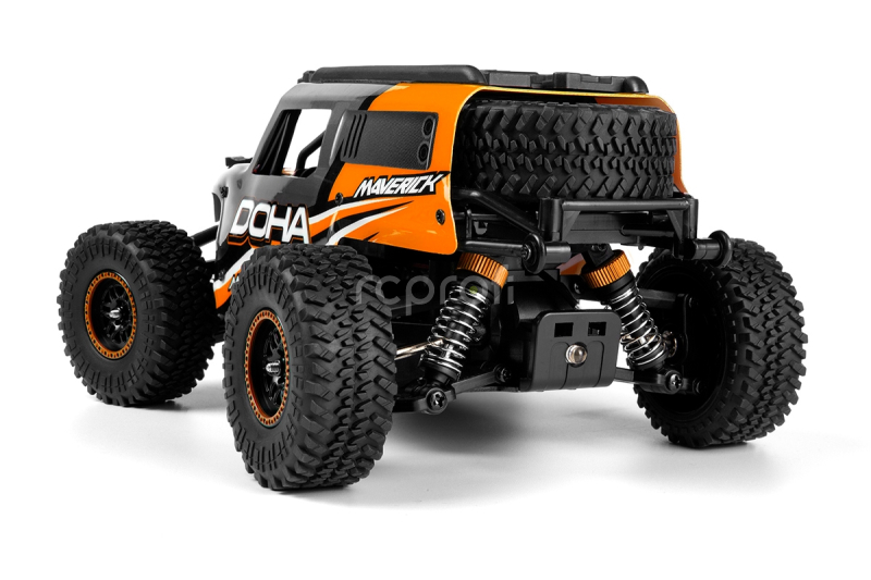 RC auto Maverick Doha 1/20 4WD Electric Truck, oranžová