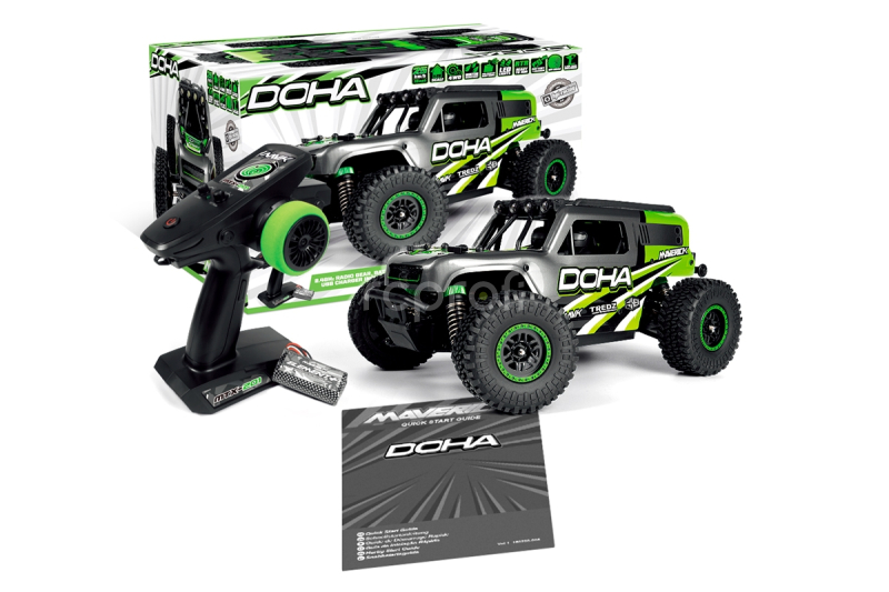 RC auto Maverick Doha 1/20 4WD Electric Truck, zelená