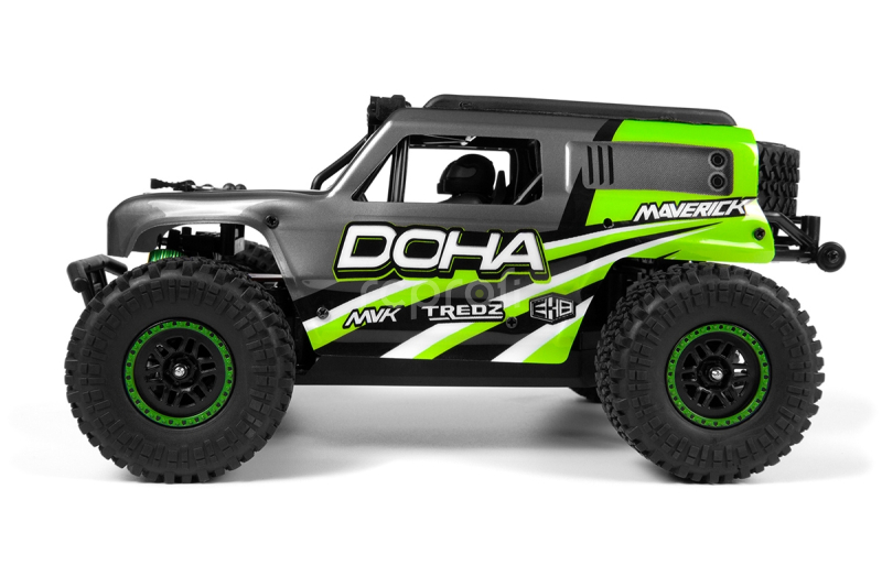 RC auto Maverick Doha 1/20 4WD Electric Truck, zelená