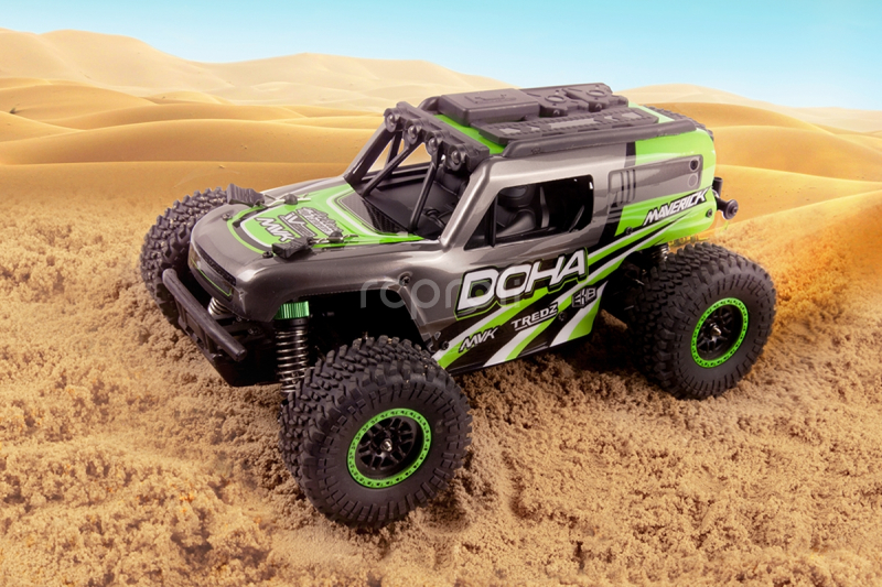 RC auto Maverick Doha 1/20 4WD Electric Truck, zelená