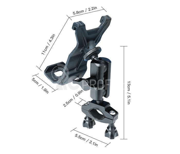 MAVIC AIR 2 / Mini 2 - Adjustable Bicycle Holder pro Tx