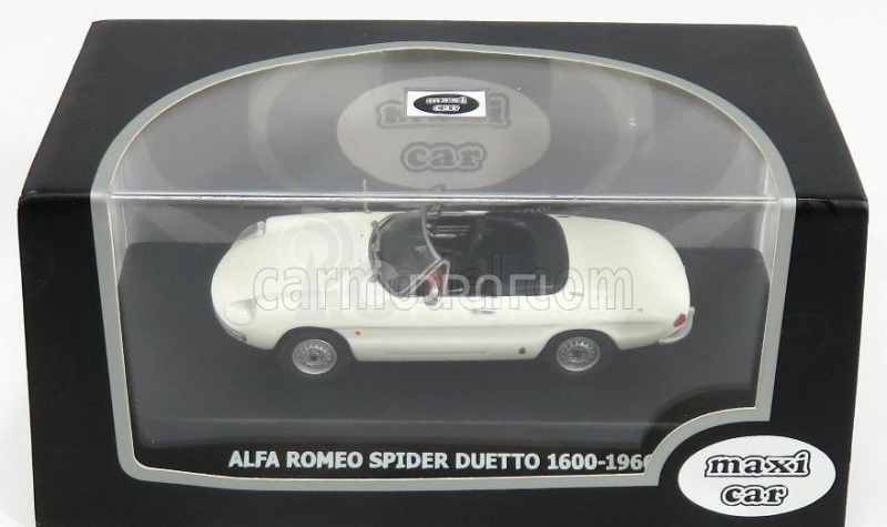 Maxi-car Alfa romeo Duetto 1600 Spider 1966 1:43 Bílá