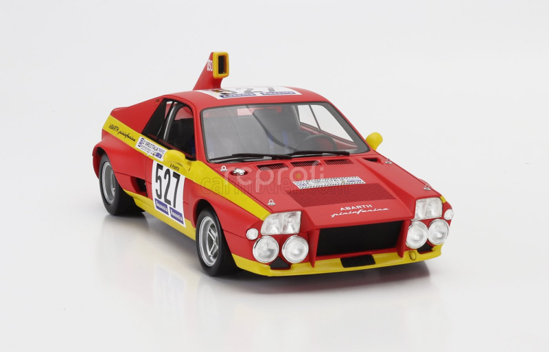 Maxima Abarth Se030 Pininfarina 527 2nd Giro D'italia 1974 Giorgio Pianta – Christine Beckers 1:18 Matná Červená Žlutá