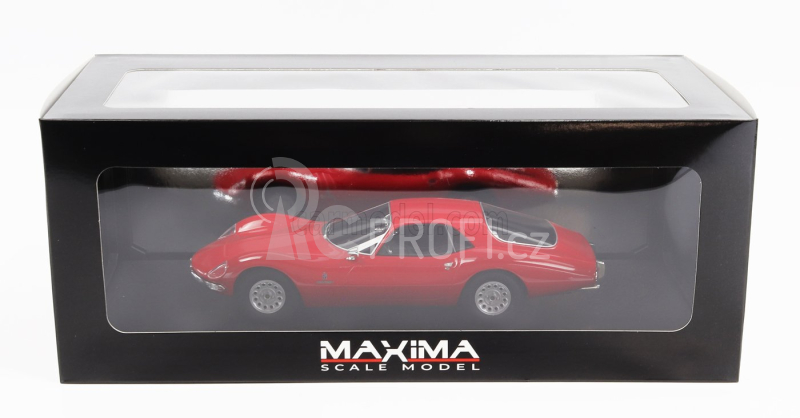 Maxima Alfa romeo Giulia Tz2 Coupe Pininfarina 1965 1:18 Alfa Red