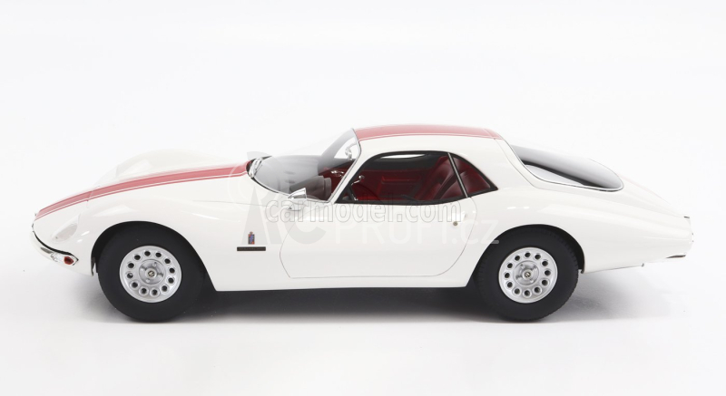 Maxima Alfa romeo Giulia Tz2 Coupe Pininfarina 1965 1:18 Bílá Červená