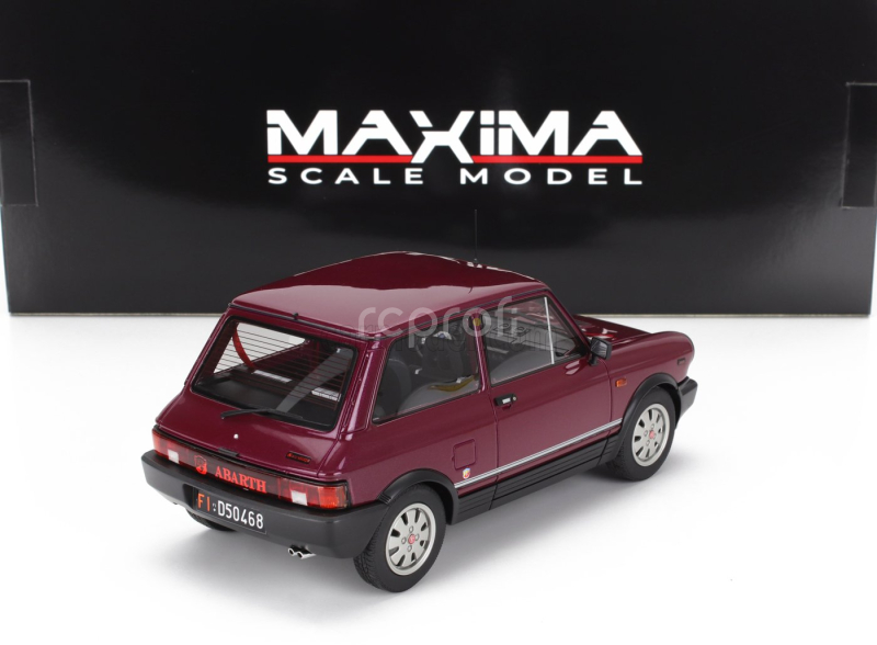 Maxima Autobianchi A112 Abarth Vii-series 1984 1:18 Červená Ardenza Met