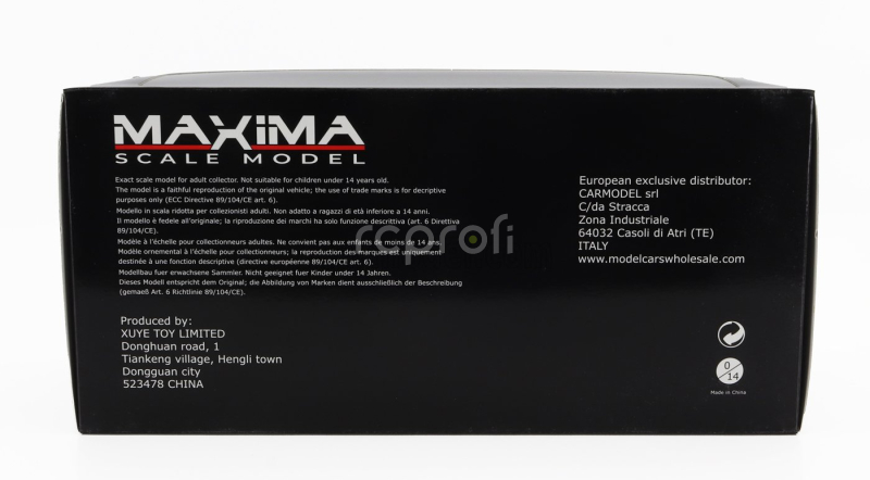 Maxima Ferrari 250 Gt Drogo Speciale #3213gt 1963 1:18 Grey Met Red
