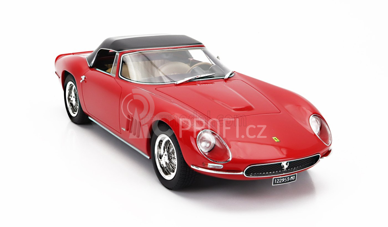 Maxima Ferrari 250 Gt Nembo Spider Soft-top Closed #1777gt 1965 1:18 Červená Beige