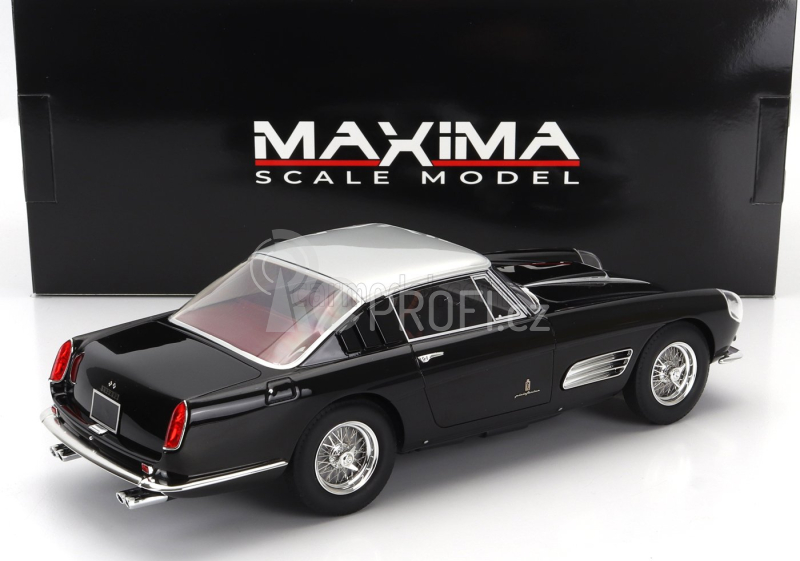 Maxima Ferrari 410 Superamerica Iii Series Pininfarina Coupe 1958 1:18 Černá Stříbrná