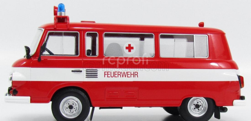 Mcg Barkas B1000 Ambulance Feuerwehr 1956 1:18 Červená Bílá