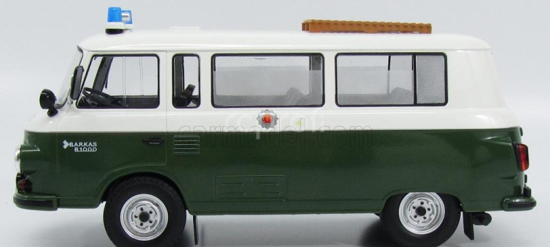 Mcg Barkas B1000 Minibus Wolks Polizei 1965 1:18 Bílá Zelená