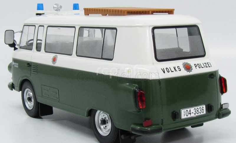 Mcg Barkas B1000 Minibus Wolks Polizei 1965 1:18 Bílá Zelená