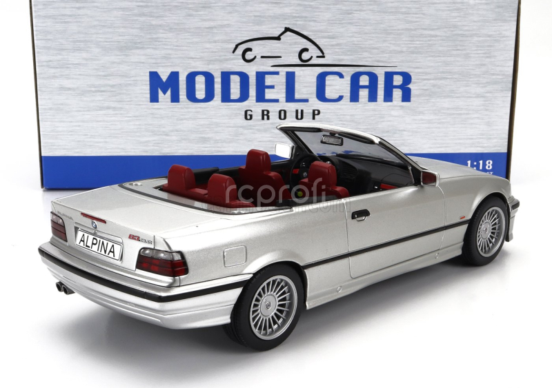 Mcg BMW 3-series B3 3.2 (e36) Alpina Cabriolet 1995 1:18 Silver