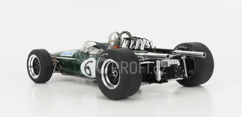 Mcg Brabham F1  Bt20 N 6 2nd British Gp 1966 Denny Hulme 1:18 Britská Závodní Zelená