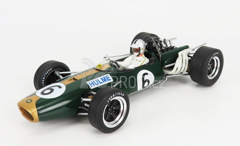 Mcg Brabham F1  Bt20 N 6 2nd British Gp 1966 Denny Hulme 1:18 Britská Závodní Zelená