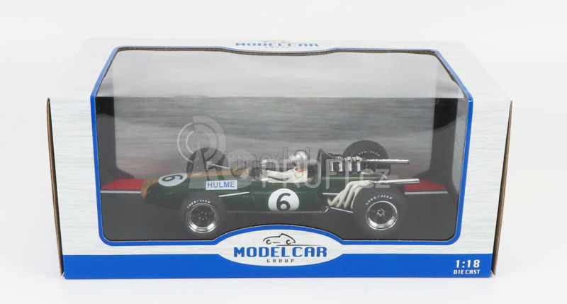 Mcg Brabham F1  Bt20 N 6 2nd British Gp 1966 Denny Hulme 1:18 Britská Závodní Zelená