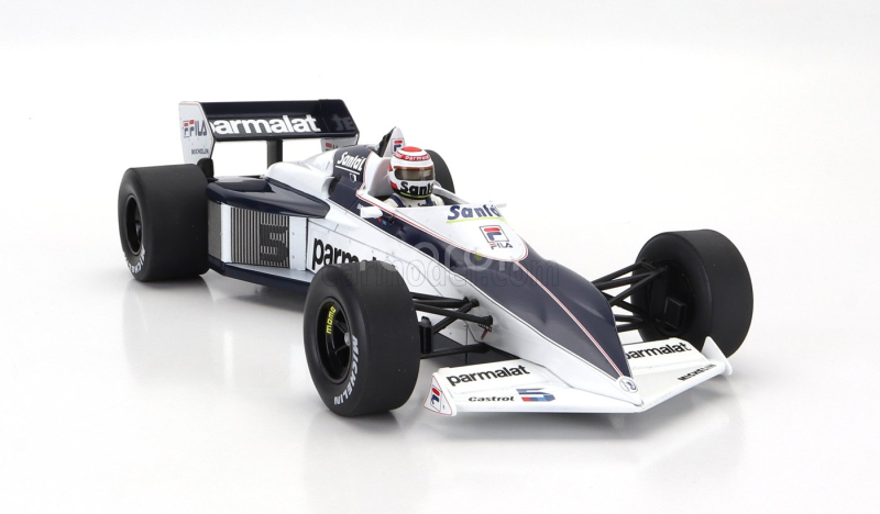 Mcg Brabham F1  Bt52 N 5 World Champion Winner Brazilian Gp 1983 Nelson Piquet 1:18 Bílá Modrá