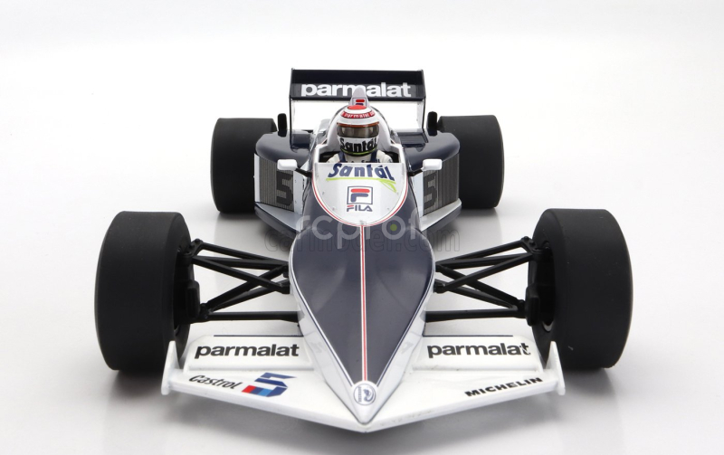 Mcg Brabham F1  Bt52 N 5 World Champion Winner Brazilian Gp 1983 Nelson Piquet 1:18 Bílá Modrá