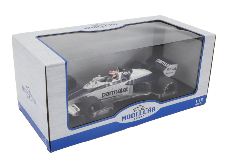 Mcg Brabham F1  Bt52 N 5 World Champion Winner Brazilian Gp 1983 Nelson Piquet 1:18 Bílá Modrá