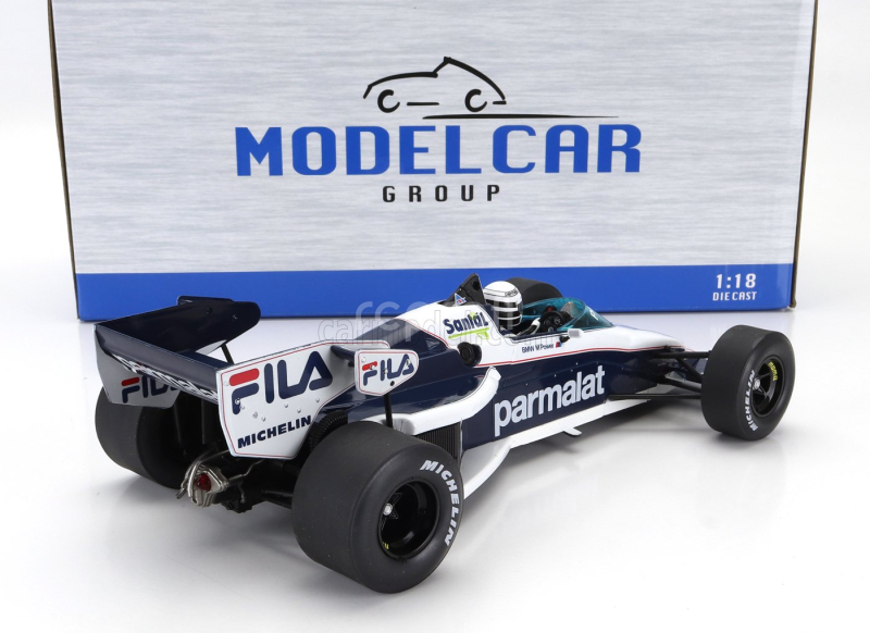 Mcg Brabham F1  Bt52 Parmalat N 6 Winner South African Gp 1983 Riccardo Patrese 1:18 Bílá Modrá