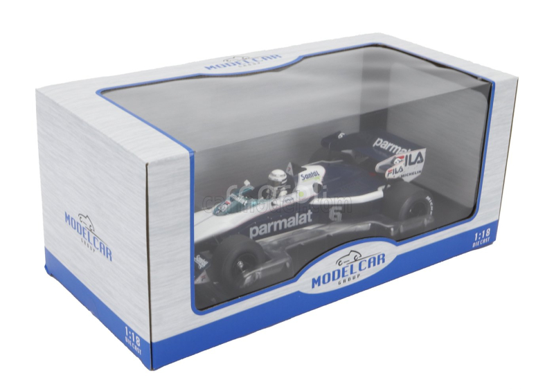 Mcg Brabham F1  Bt52 Parmalat N 6 Winner South African Gp 1983 Riccardo Patrese 1:18 Bílá Modrá