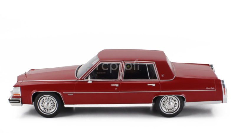Mcg Cadillac Fleetwood Brougham 1982 1:18 Tmavě Červená