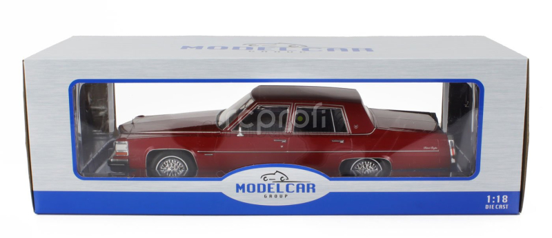 Mcg Cadillac Fleetwood Brougham 1982 1:18 Tmavě Červená