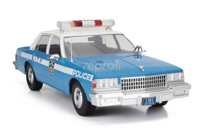 Mcg Chevrolet Caprice Nypd Police 1987 1:18 Modrá Bílá