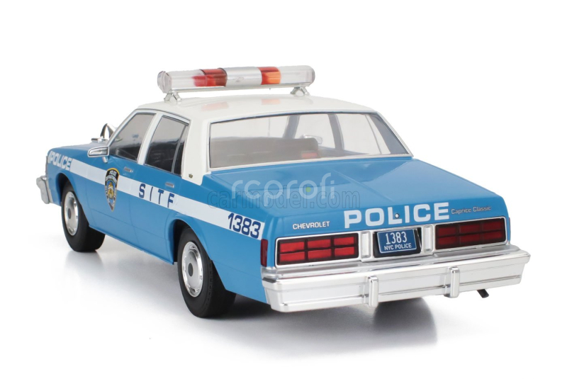 Mcg Chevrolet Caprice Nypd Police 1987 1:18 Modrá Bílá