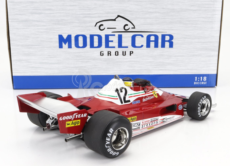 Mcg Ferrari F1 312t2b Team Scuderia Ferrari Spa Sefac N 12 1:18, červená