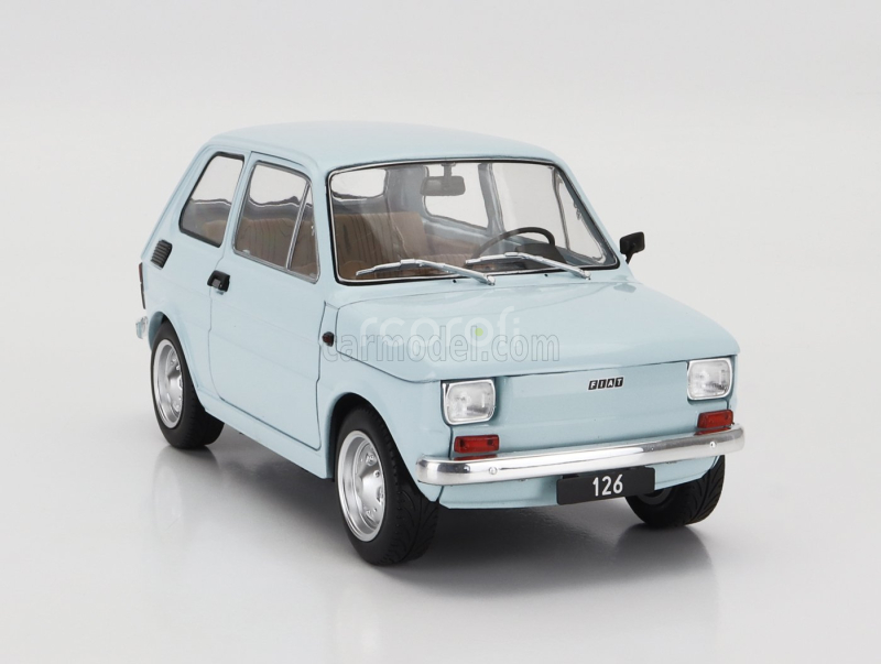 Mcg Fiat 126 1972 1:18 Světle Modrá