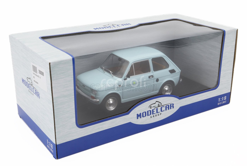 Mcg Fiat 126 1972 1:18 Světle Modrá