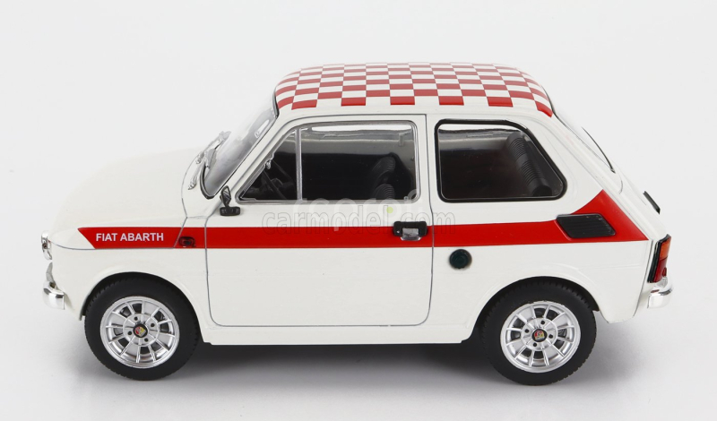 Mcg Fiat 126 Look Abarth 1972 1:18 Bílá Červená