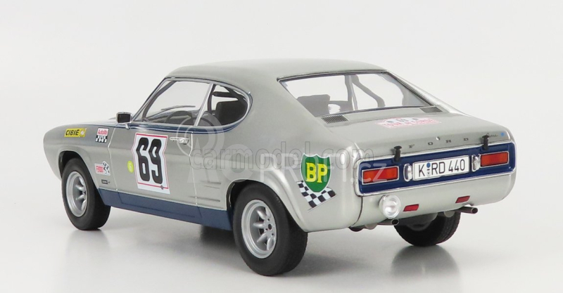 Mcg Ford england Capri Mki (night Version) Team Ford Deutschland N 69 1:18, stříbrná