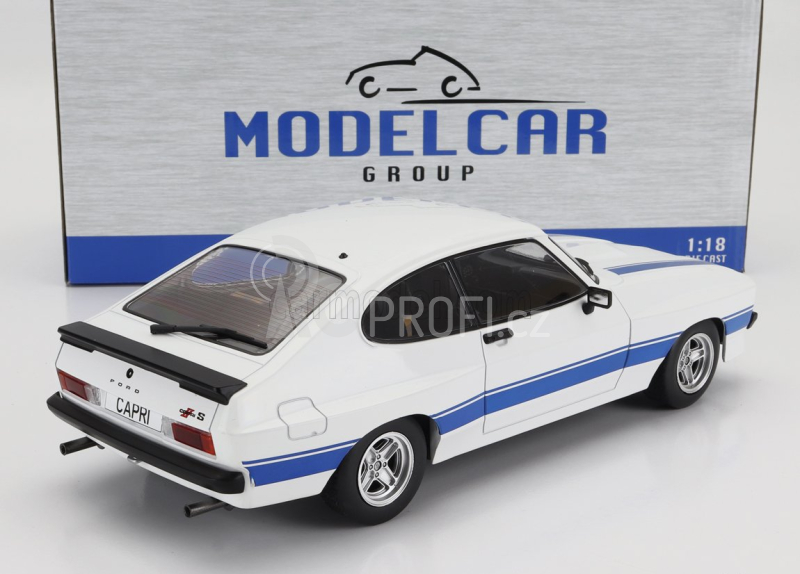 Mcg Ford england Capri Mkii Coupe Rhd 1975 1:18 Bílá Modrá