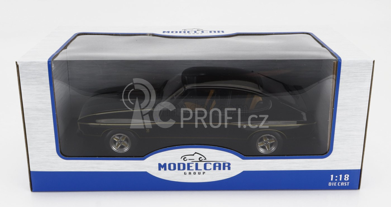 Mcg Ford england Capri Mkii Coupe Rhd 1975 1:18 Černé Zlato