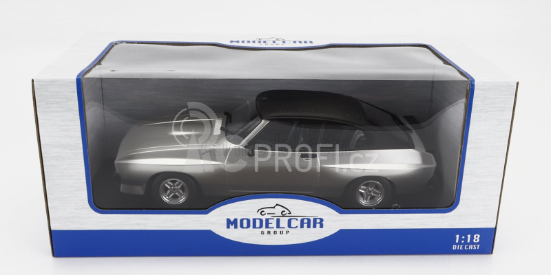 Mcg Ford england Capri Mkii Coupe Rhd 1975 1:18 Stříbrná Matná Černá