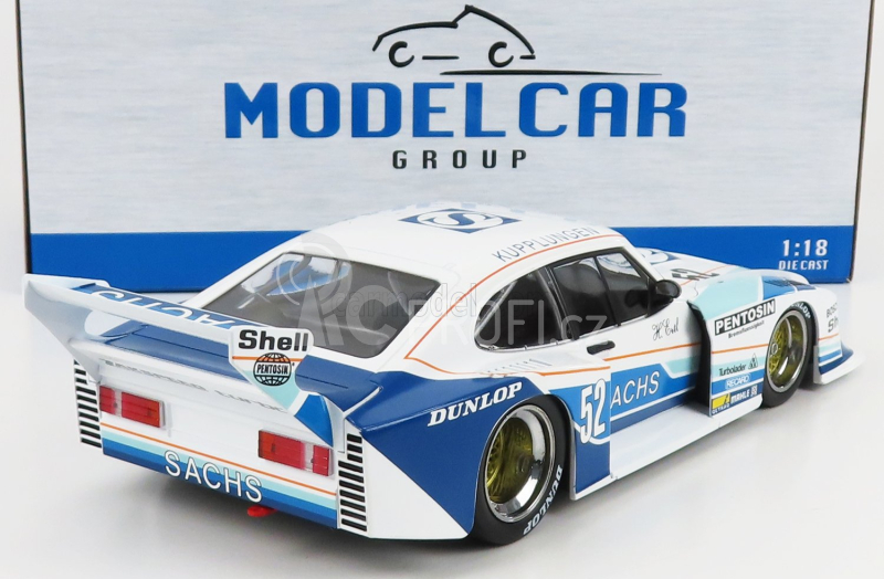 Mcg Ford england Capri Turbo Gr.5 Team Sacha N 52 Drm Zolder 1979 H.heyer 1:18 Bílá 2 Tóny Modrá