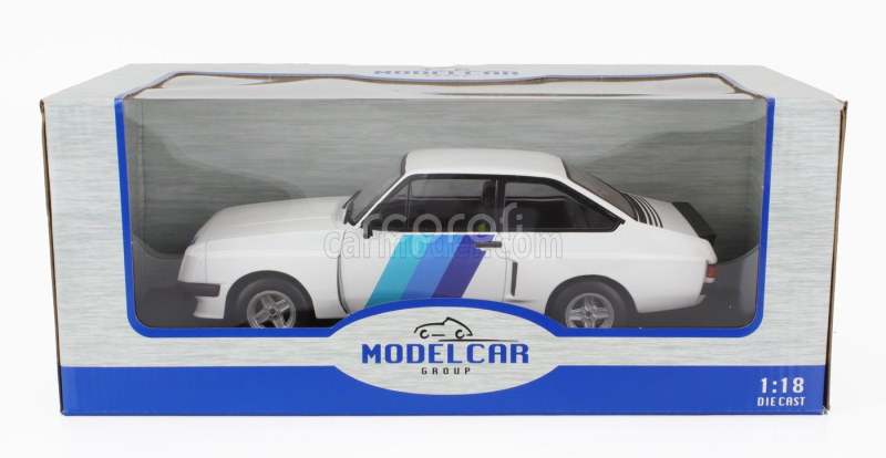 Mcg Ford england Escort Mkii Rs 2000 X-pack 1977 1:18 Bílá 2 Tóny Modrá