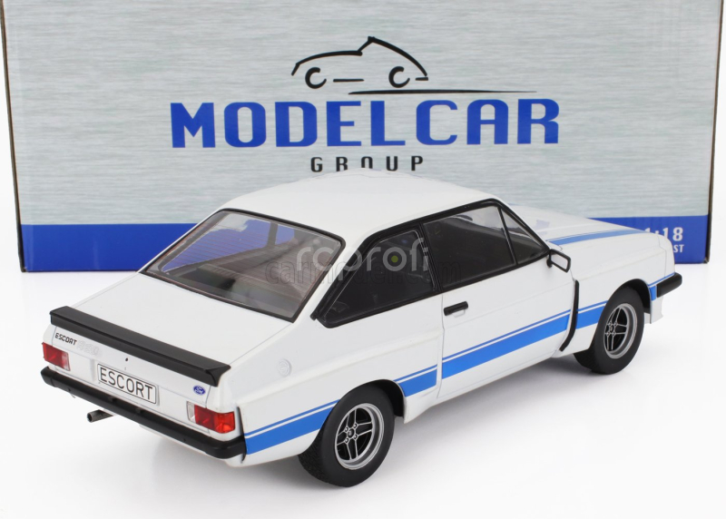 Mcg Ford england Escort Mkii Rs 2000 X-pack 1977 1:18 Bílá Modrá