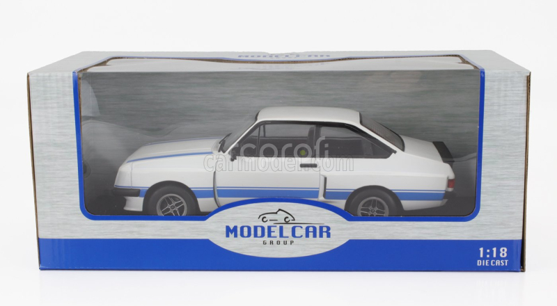 Mcg Ford england Escort Mkii Rs 2000 X-pack 1977 1:18 Bílá Modrá