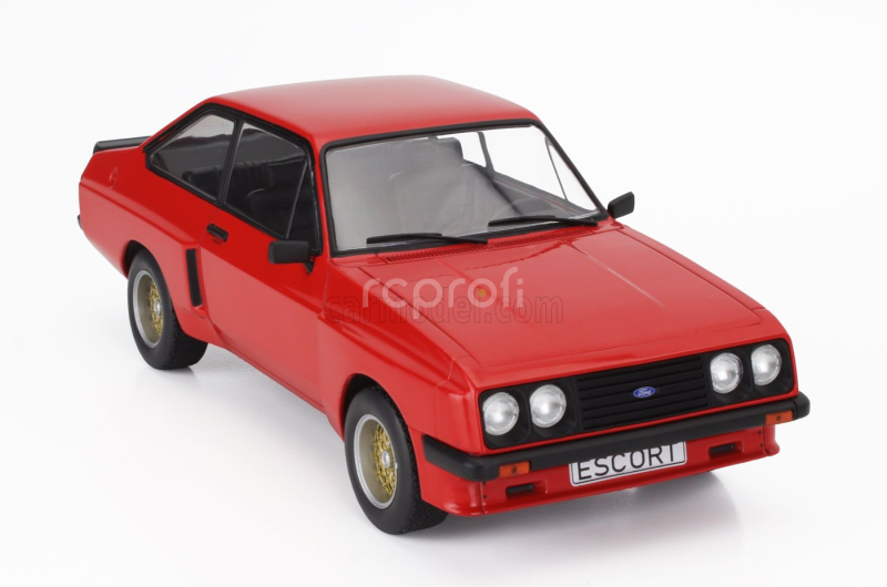 Mcg Ford england Escort Mkii Rs 2000 X-pack 1977 1:18 Red