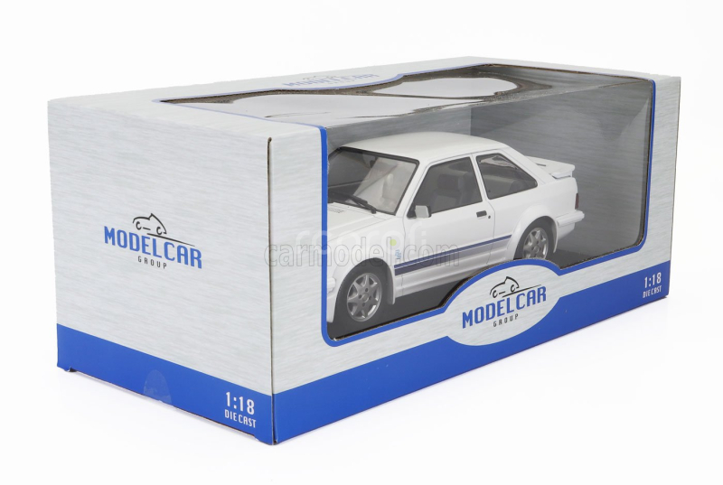 Mcg Ford england Escort Mkiii Rs Turbo 1985 1:18 Bílá