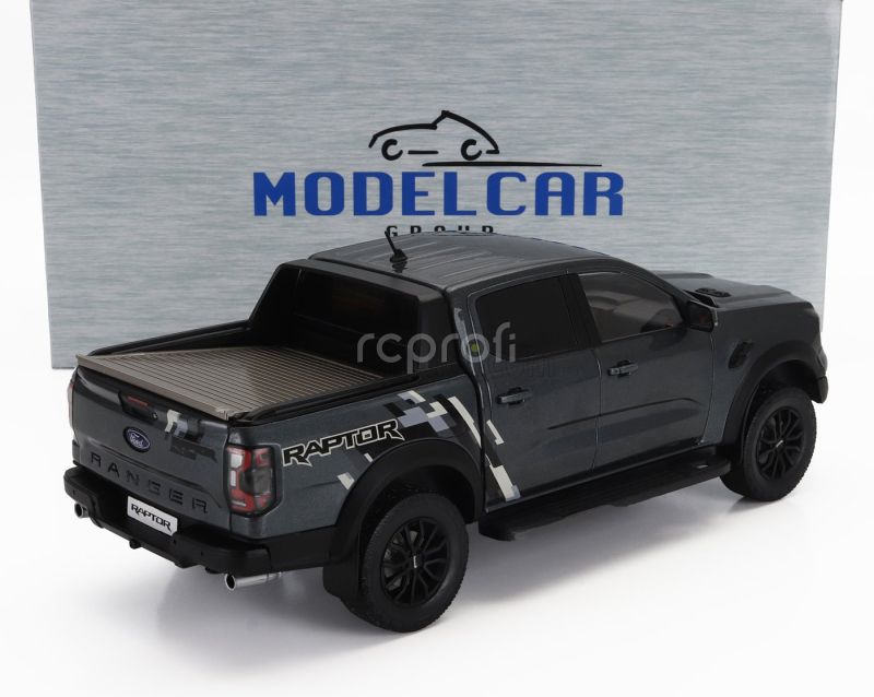 Mcg Ford usa Ranger Raptor Pick-up Double Cabine 2023 1:18 Tmavě Šedá