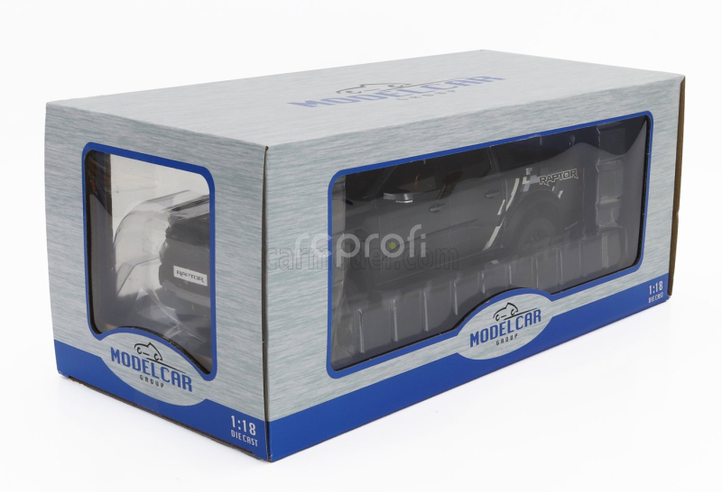 Mcg Ford usa Ranger Raptor Pick-up Double Cabine 2023 1:18 Tmavě Šedá
